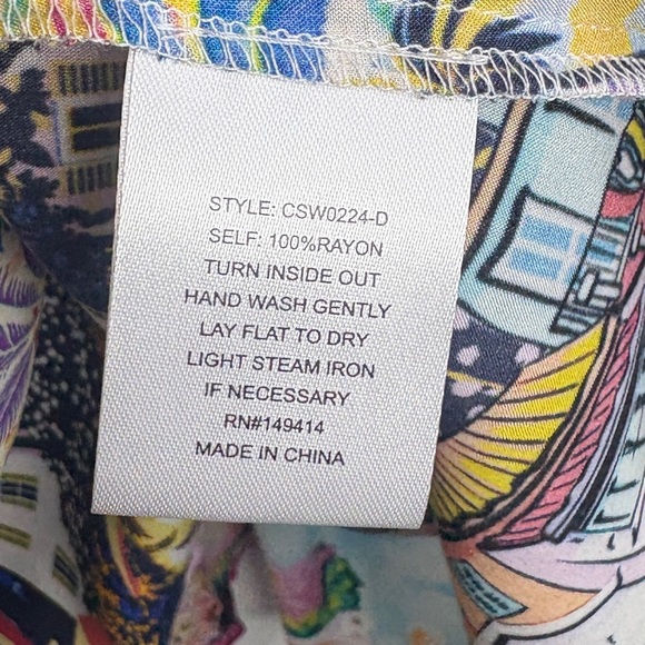 Johnny Was Cannes A Line Cover Up Dress Size Large - Picture 12 of 12